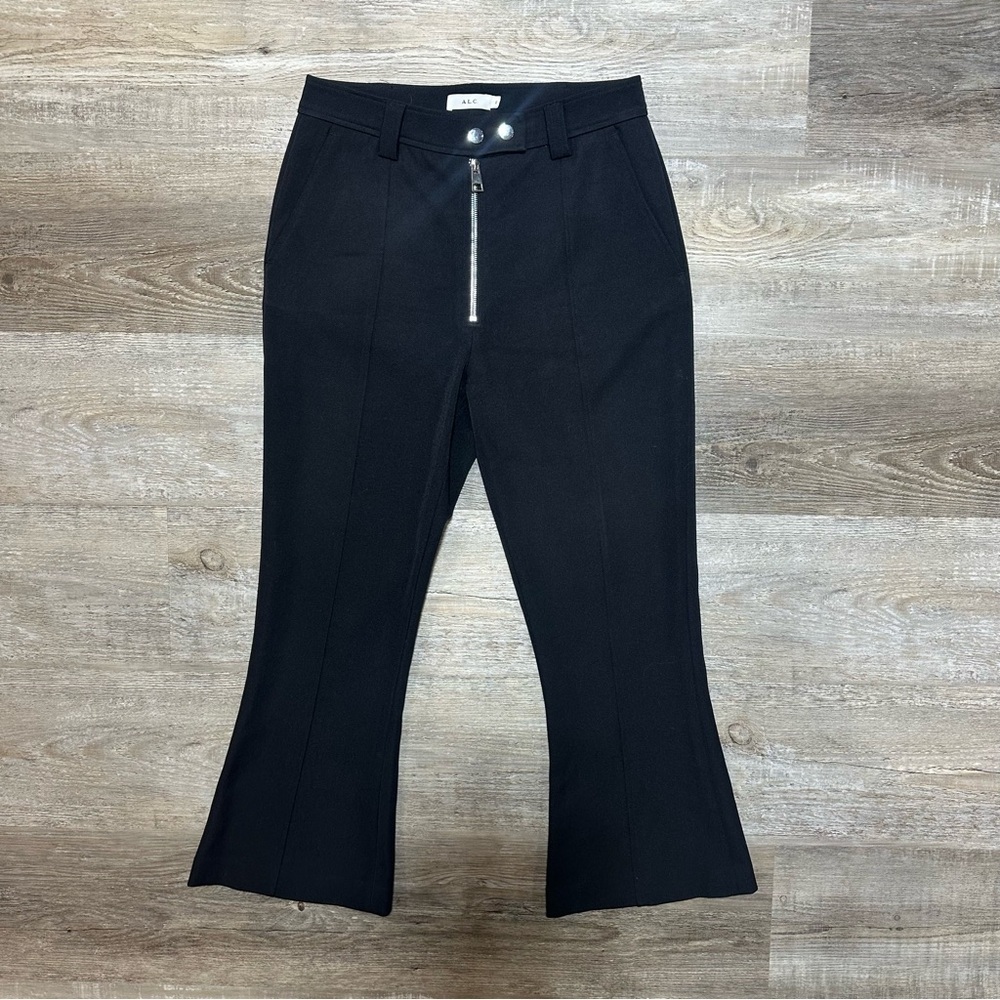 A.L.C. Lucien Flare leg cropped pants Wool Blend size 2 Luxury